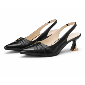 Chaussures à Talons Hauts Pour Femmes En Cuir