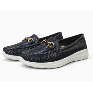 MOCASSINS FEMME EN CUIR VERNIS