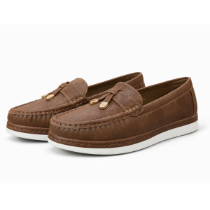MOCASSINS FEMME EN CUIR